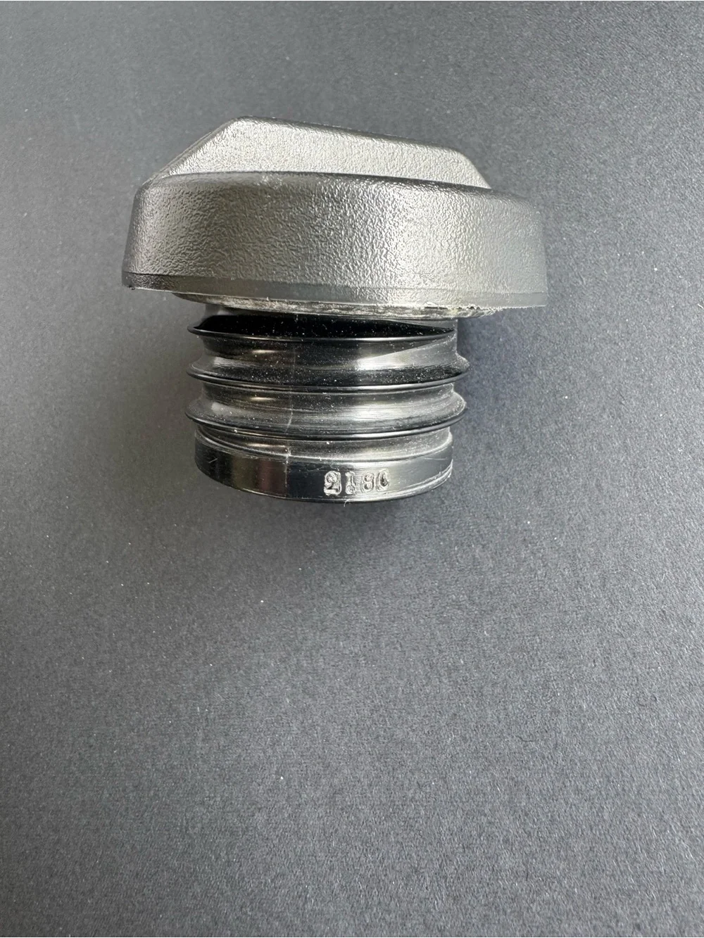 Harley-Davidson Black Round Phone Mount Adapter Cap